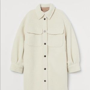 H&M Sherpa Lined Long Coat